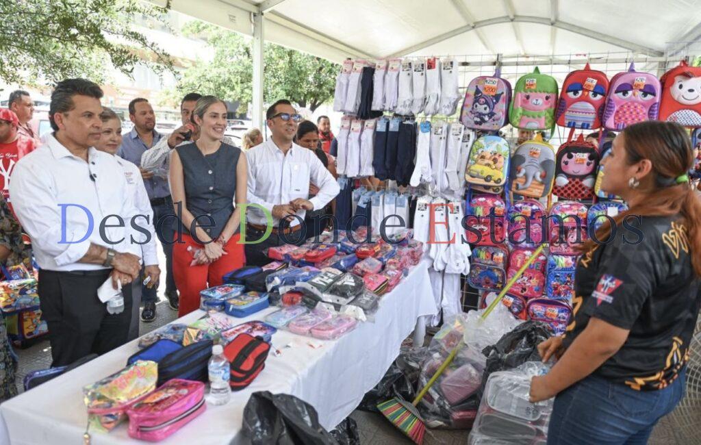 Inaugura Lalo Gattás Feria de Regreso a Clases 2025