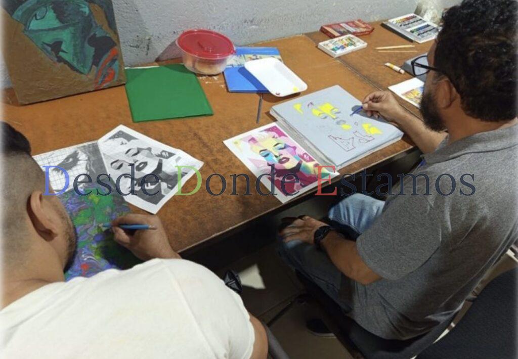 Imparte CEDES Reynosa curso de artes visuales a población penitenciaria