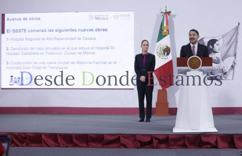 Construye ISSSTE Unidad de Medicina Familiar en Díaz Ordaz