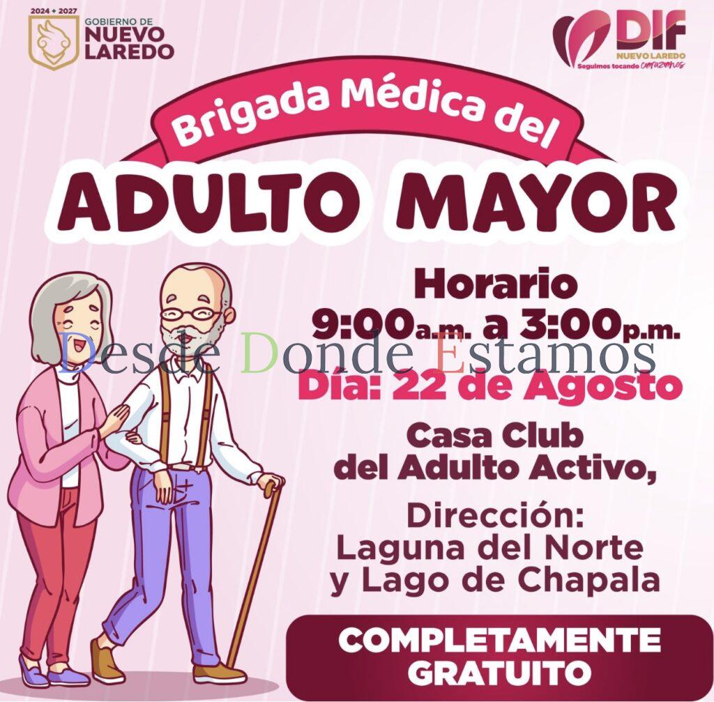 Este viernes, Brigada Especial del DIF para adultos mayores
