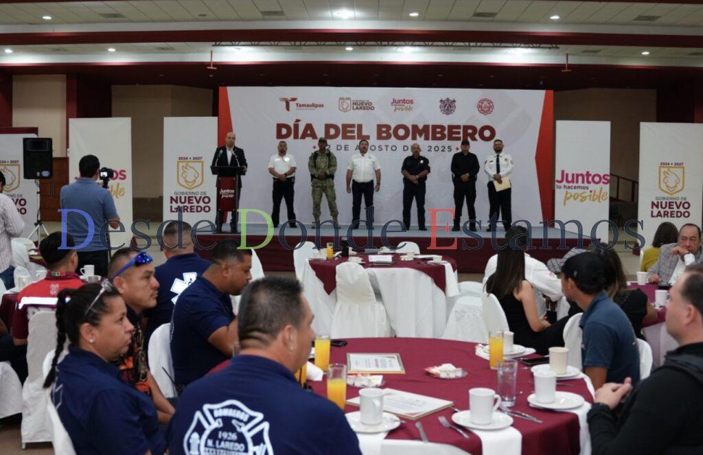 Gobierno de Nuevo Laredo celebra a los bomberos