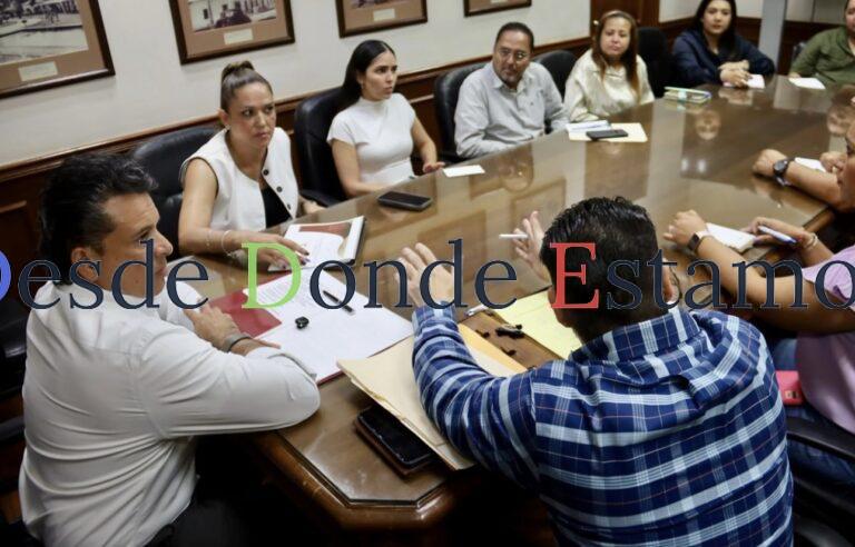 Sostiene alcalde Lalo Gattás reunión de trabajo con Gabinete Económico