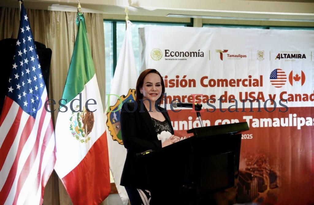 Impulsa Carmen Lilia ventajas competitivas de Nuevo Laredo ante empresas de EEUU y Canadá