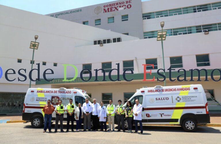 Entrega SST ambulancia al CRUM de la zona sur de Tamaulipas