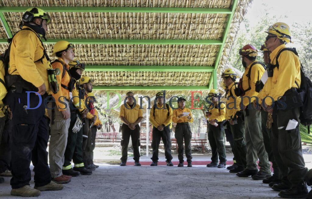 Refuerzan preparación de brigadas forestales