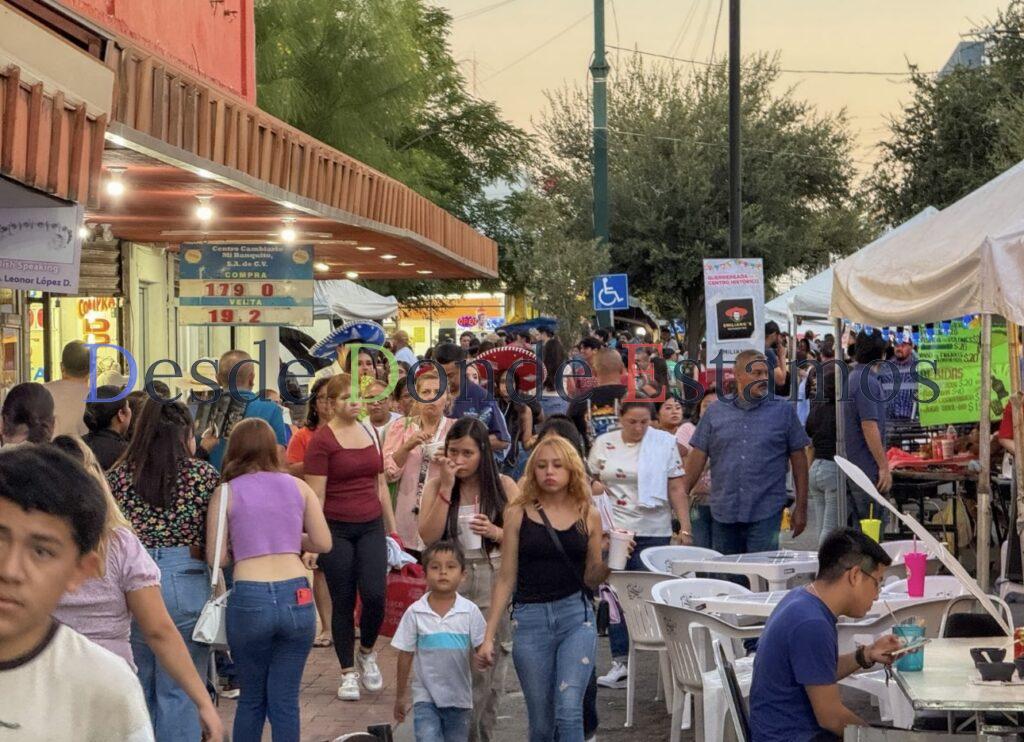 Viven familias de Nuevo Laredo fiesta en centro histórico con “Guerrereada 2025”