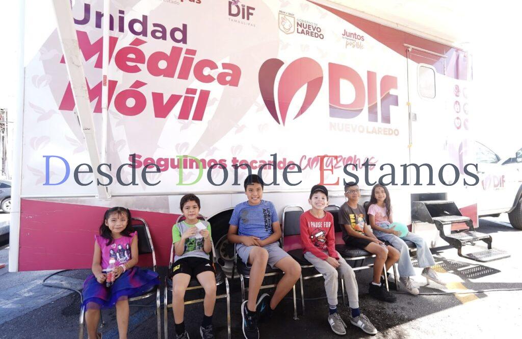 Realiza DIF Nuevo Laredo Brigada Médica Infantil