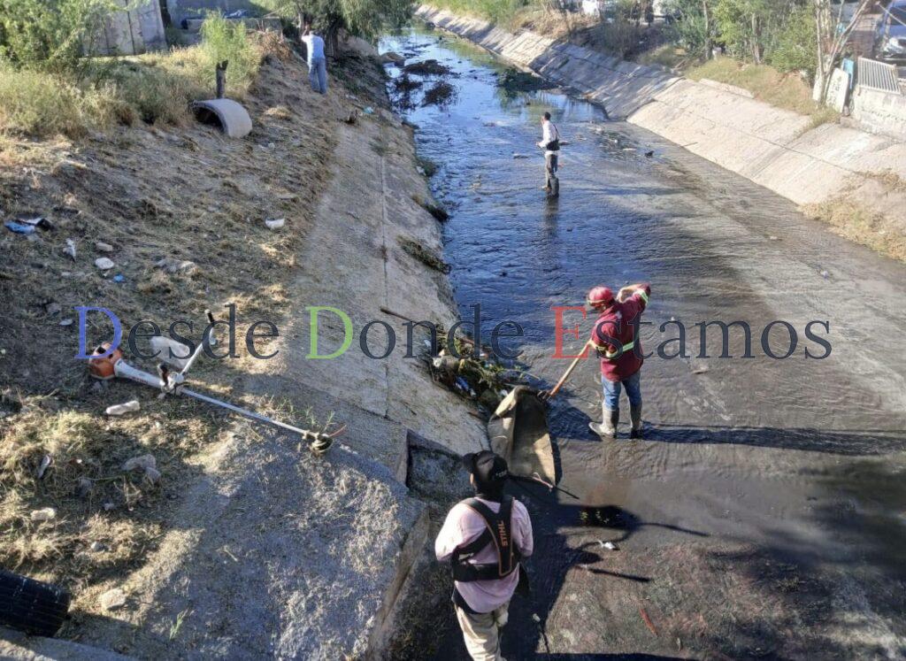 Limpia Municipio canales y arroyos