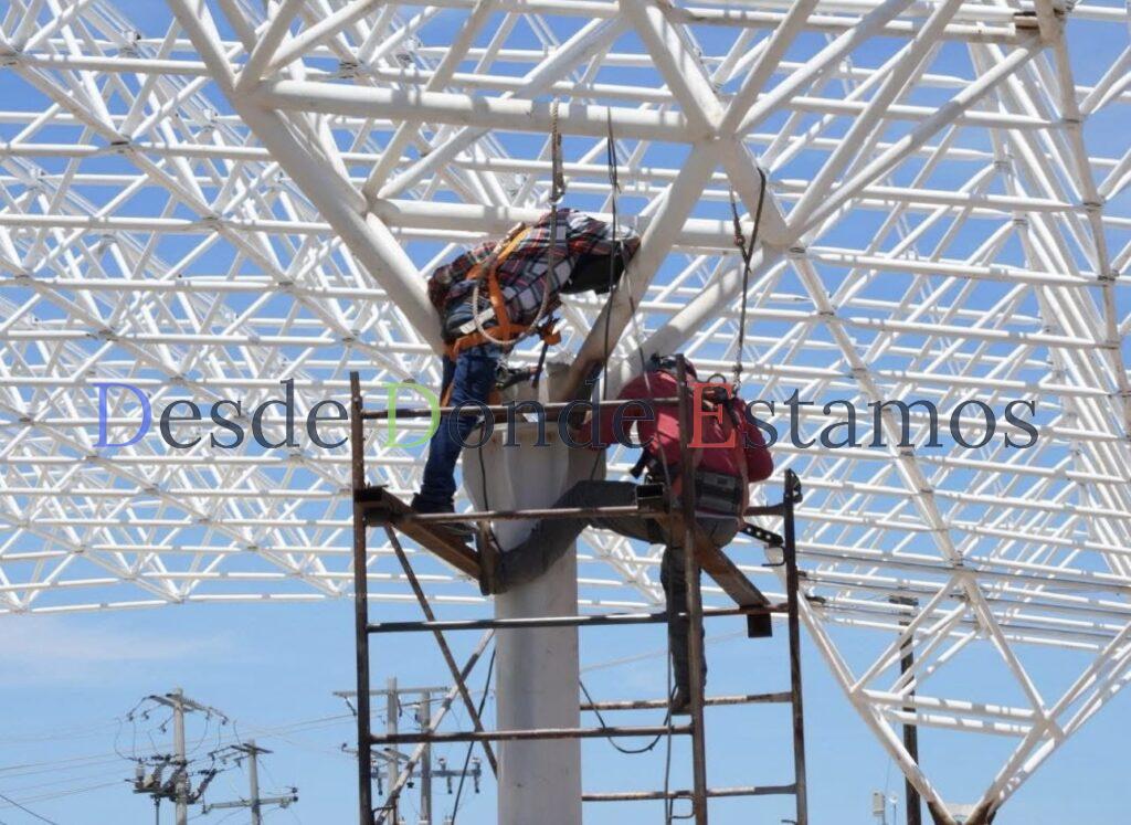 Avanza construcción de techumbre en la UAT