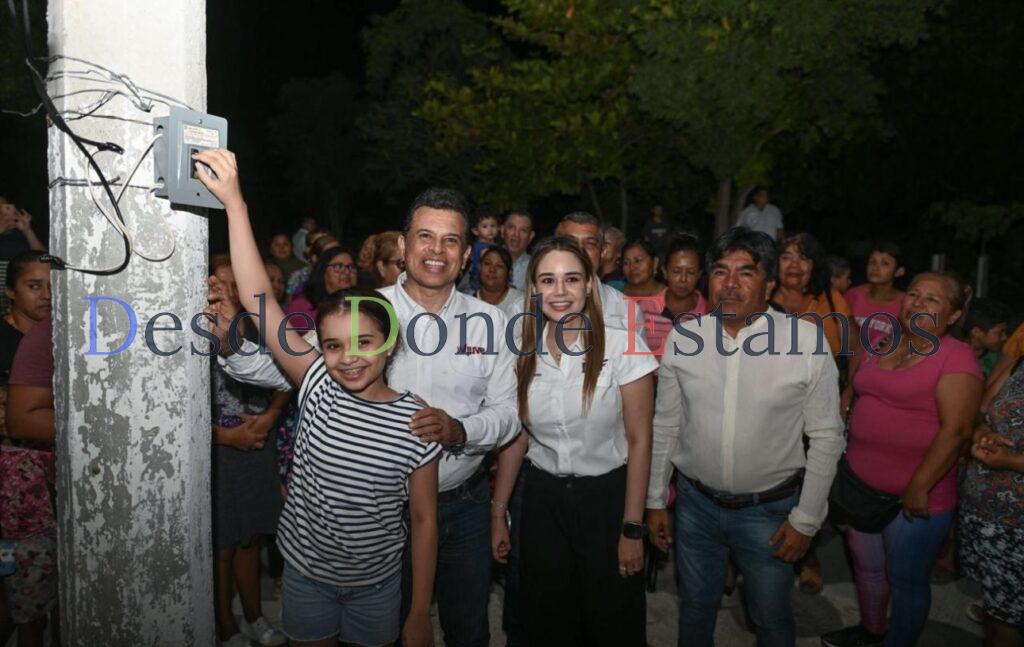 Entrega Municipio área verde iluminada en la Mariano Matamoros