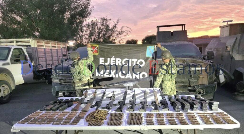 Asegura Ejército Mexicano más de 30 explosivos, en Camargo