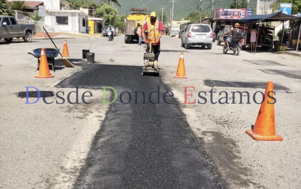 Llega programa de bacheo a más colonias de Victoria