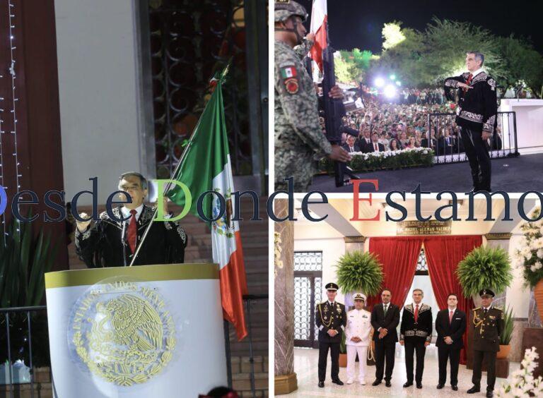 Da Américo Villarreal Grito de Independencia junto a miles de familias tamaulipecas