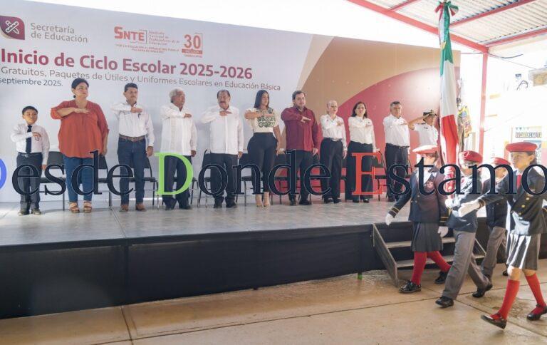Arranca ciclo escolar 2025-2026 en Tamaulipas