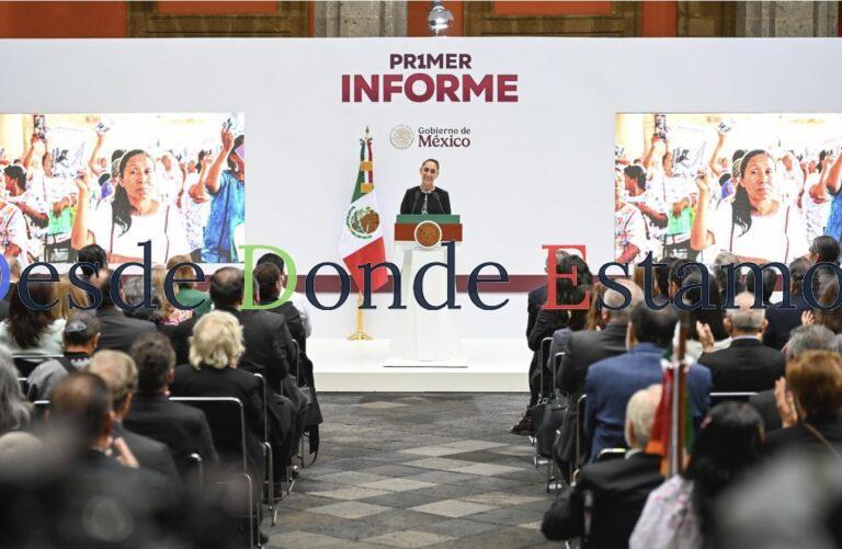 Asiste Américo al Primer Informe de la presidenta Claudia Sheinbaum