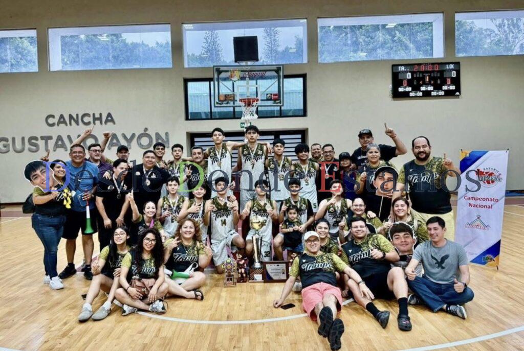 Es Tamaulipas campeón nacional en básquetbol Sub-15