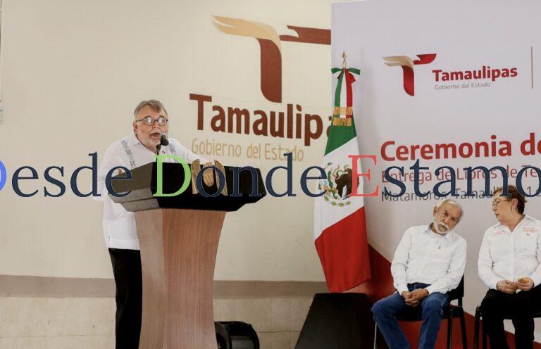 En Matamoros, secretario de Finanzas arranca Ciclo Escolar 2025–2026