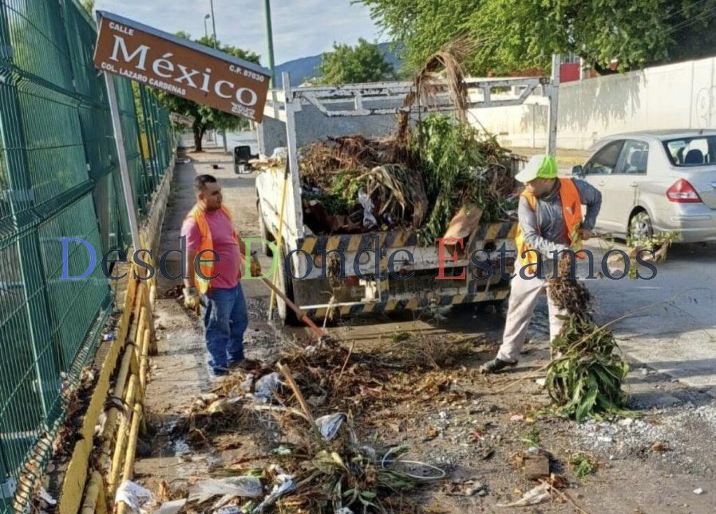 Refuerza Municipio limpieza de alcantarillas