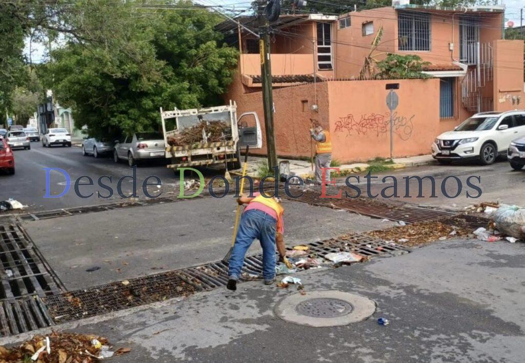 Refuerza Municipio limpieza de alcantarillas
