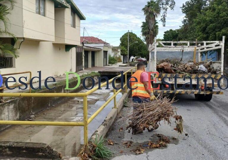 Refuerza Municipio limpieza de alcantarillas