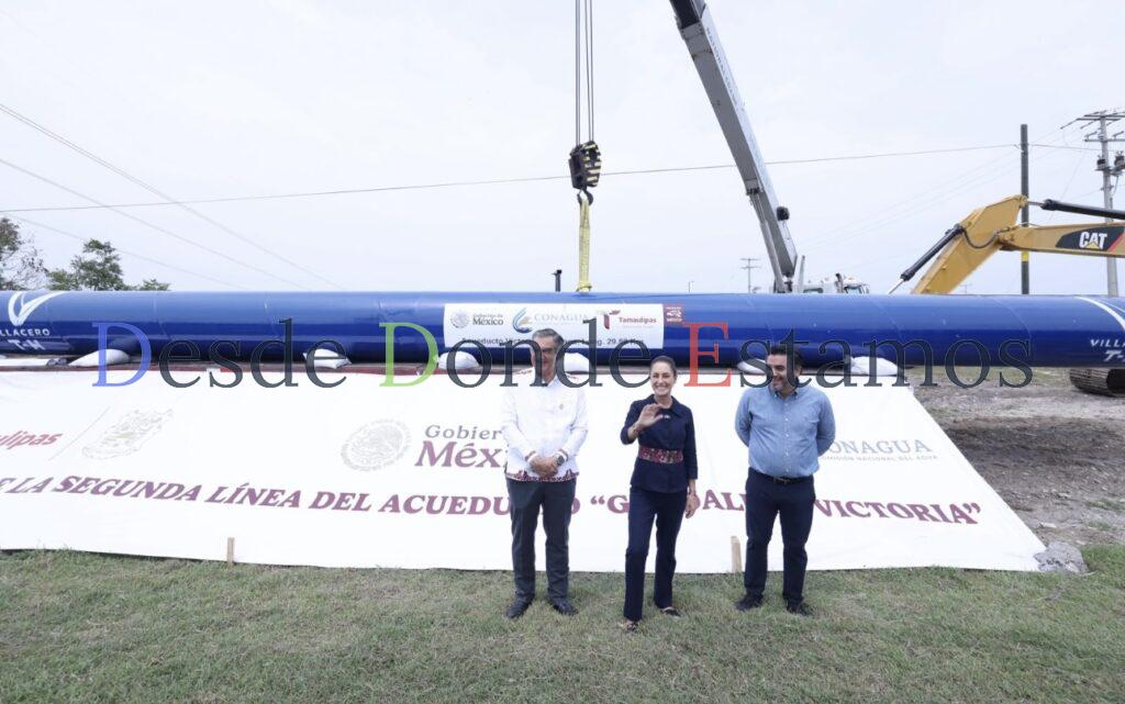 Presidenta supervisó la construcción del nuevo acueducto