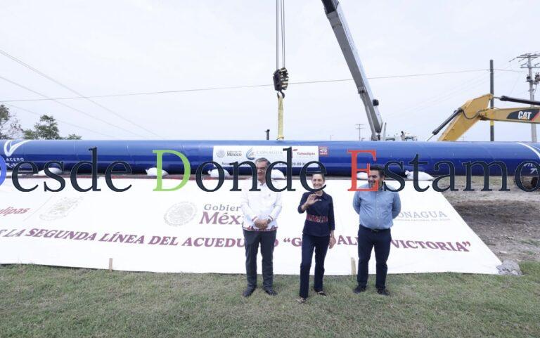 Presidenta supervisó la construcción del nuevo acueducto