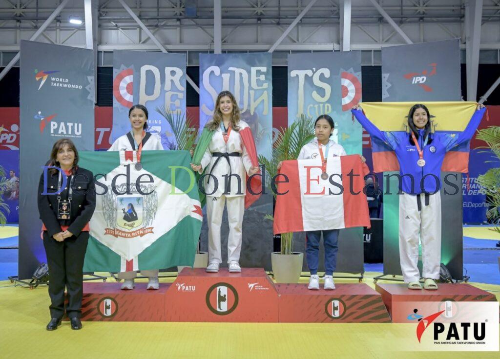 Gana tamaulipeca medalla de oro en certamen internacional de taekwondo