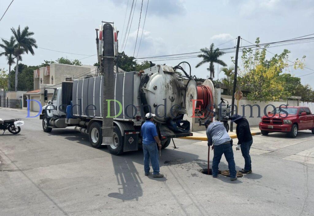 Carecen trabajadores de comapas de equipos para trabajos de desazolve