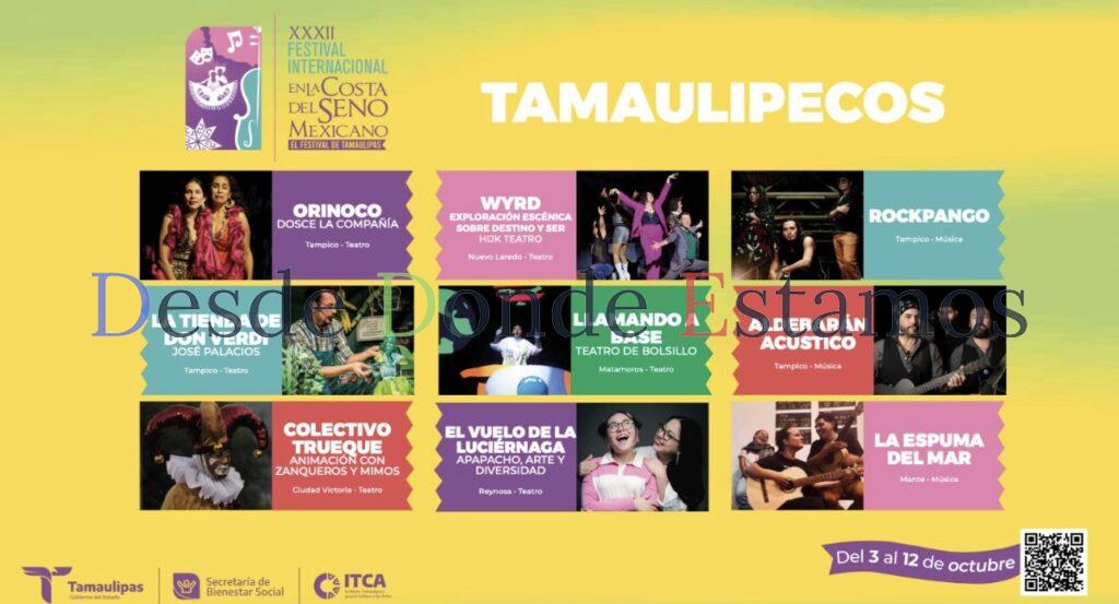 Festival Internacional en la Costa del Seno Mexicano llegará a los 43 municipios