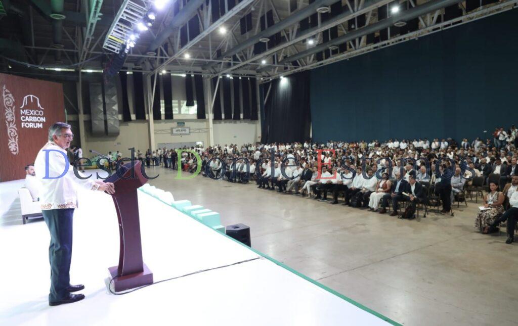 Inaugura Américo la 5ª edición del México Carbon Forum en Tampico