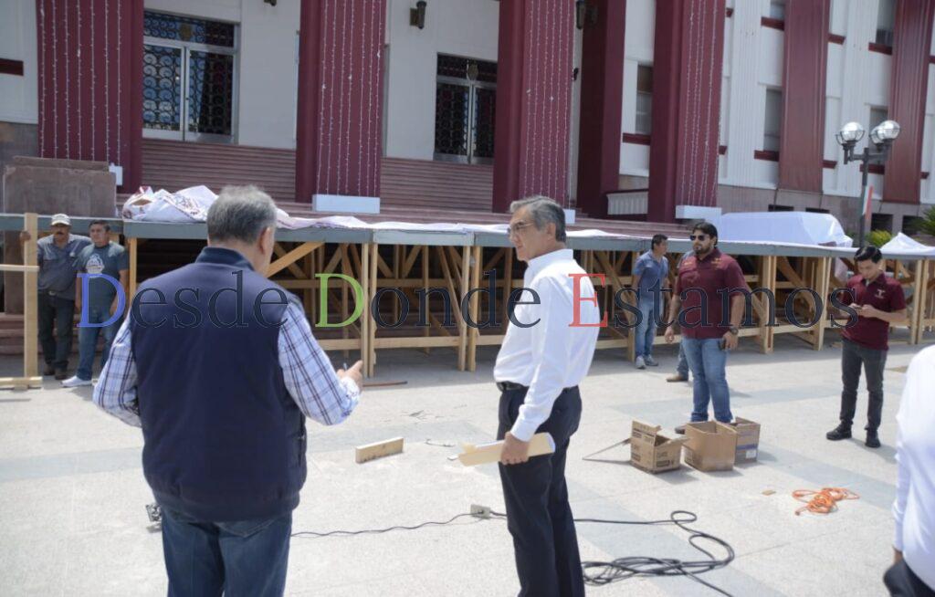 Supervisa gobernador los preparativos para ceremonia del Grito