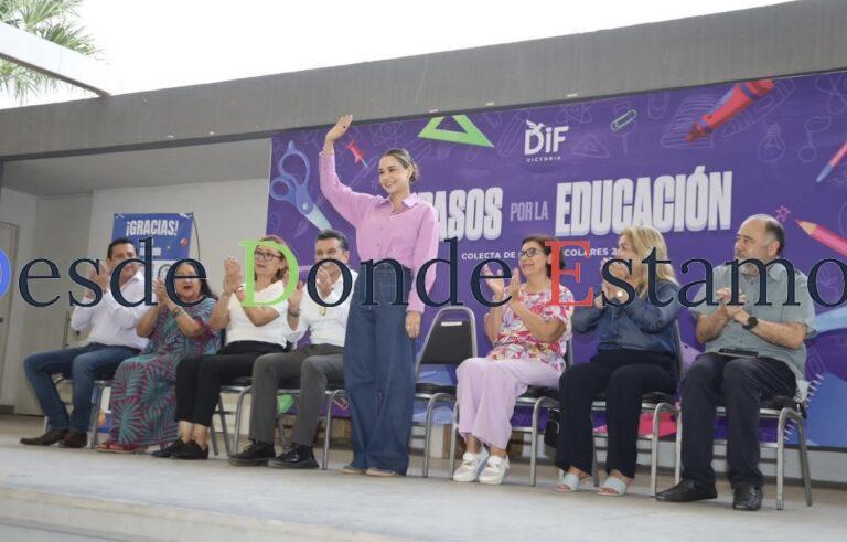 Entregan Lalo y Lucy 2,500 kits escolares