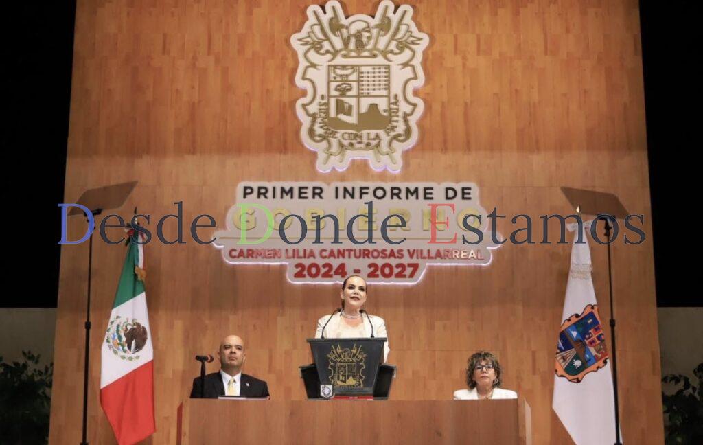 Presenta Carmen Lilia Primer Informe de resultados