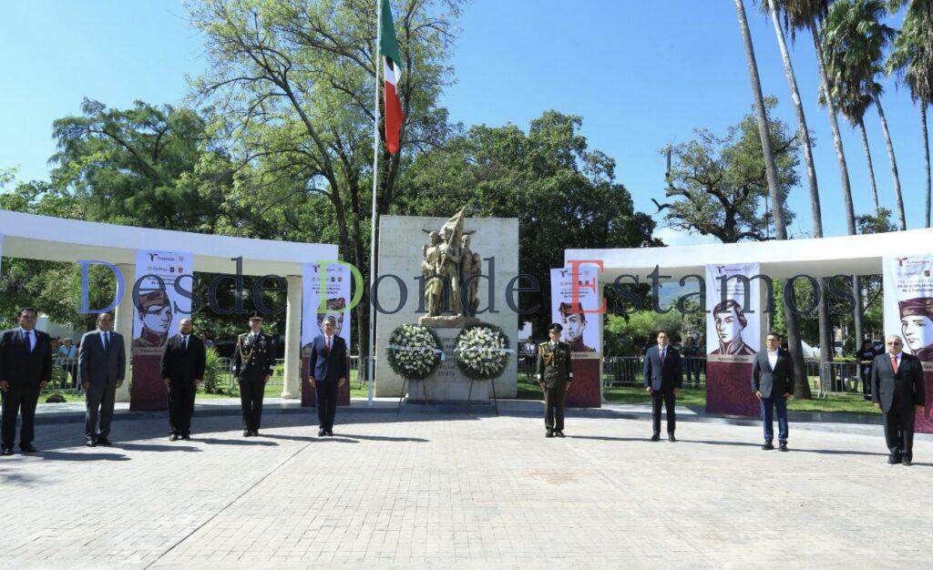 Preside Américo evento en honor a Niños Héroes