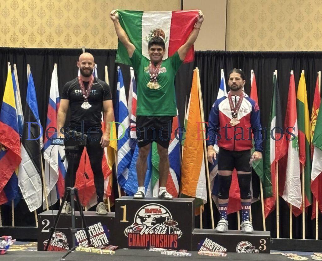César Vallejo se corona Campeón Mundial de Halterofilia en Las Vegas