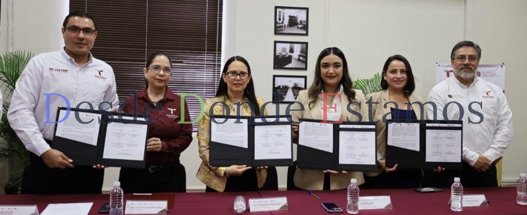 Firma SABG convenio con el Colegio de Tamaulipas para elevar el desempeño institucional
