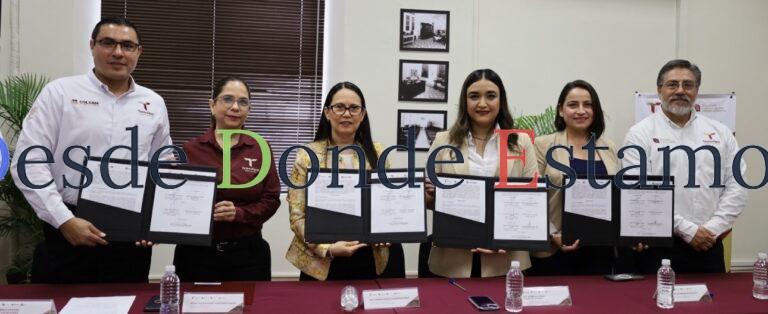 Firma SABG convenio con el Colegio de Tamaulipas para elevar el desempeño institucional
