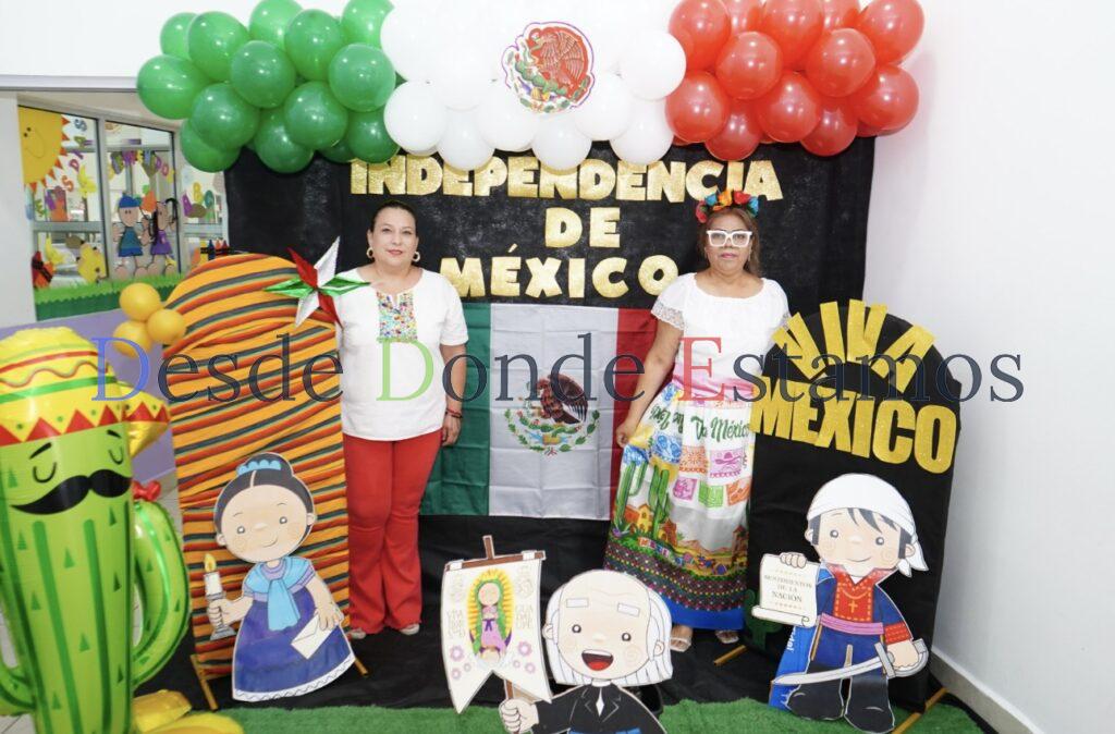 Alumnos de los Centros Educativos DIF conmemoran la Independencia