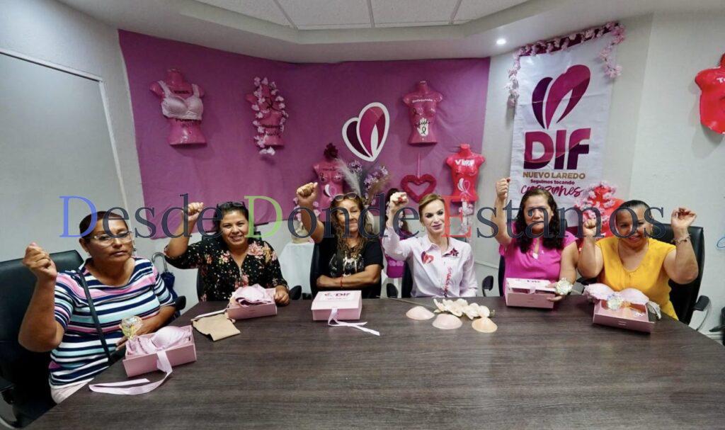 DIF Nuevo Laredo entrega apoyos a mujeres que enfrentaron cáncer de mama
