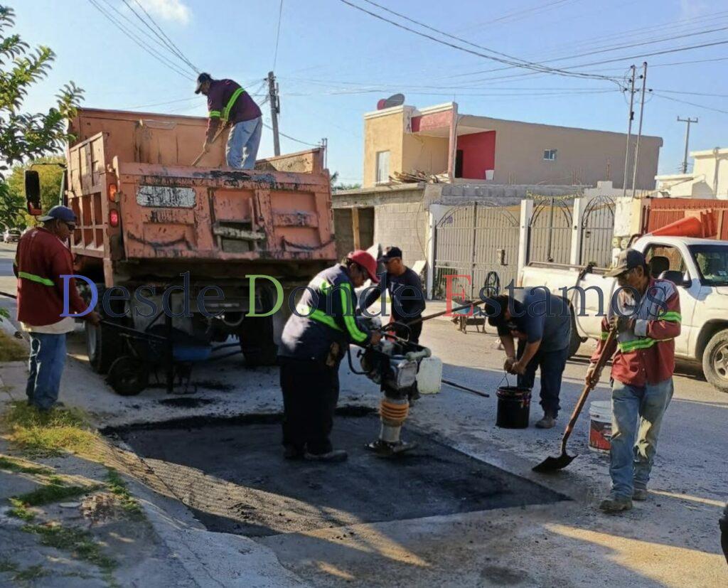 Atiende Servicios Públicos Primarios reporte de bacheos