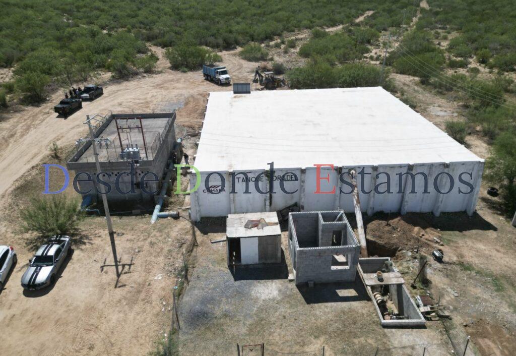 Rehabilita Carmen Lilia Canturosas cisterna y tanque de agua