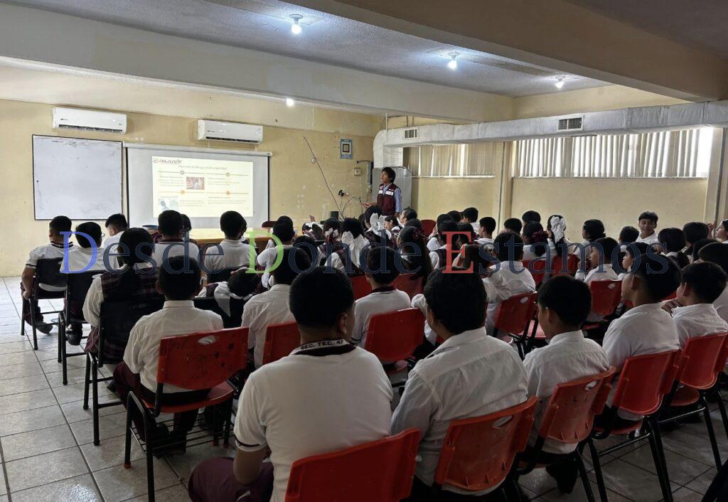 Realiza IMJUVE jornada de conferencias en Secundsria Técnica 47