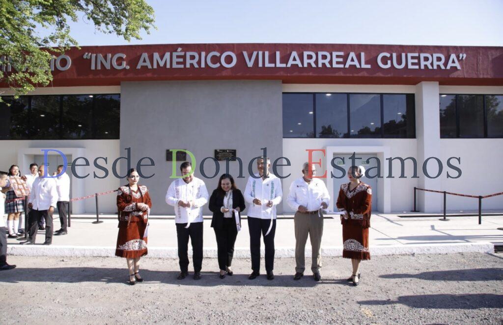 Inaugura Américo gimnasio en Escuela Normal de Educadoras