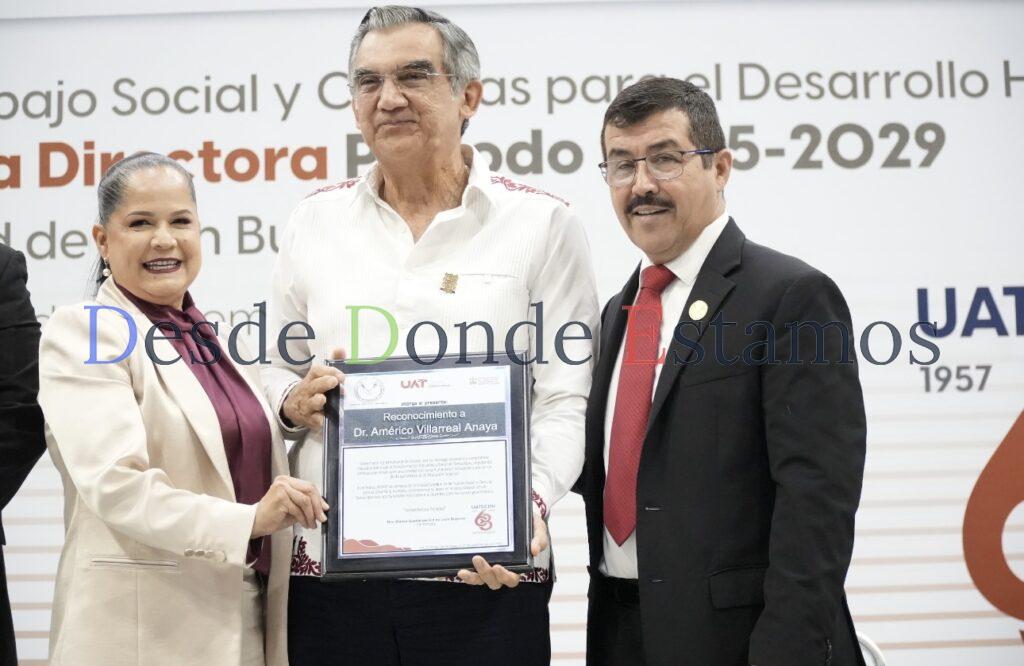 Destaca gobernador compromiso de UAT con bienestar social de Tamaulipas