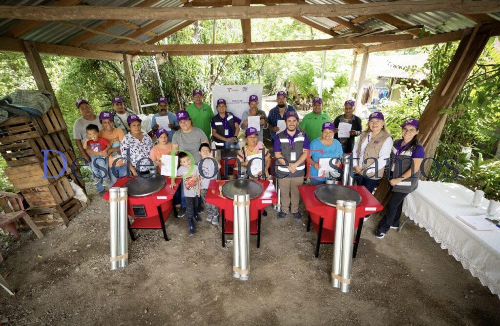 DIF Tamaulipas impulsa bienestar en comunidades rurales con estufas ecológicas