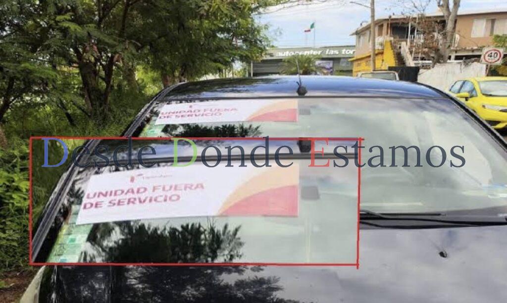 Inmovilizan autos de plataformas digitales en el norte y sur