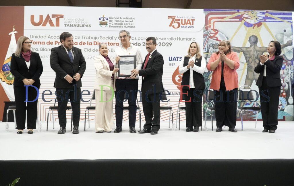 Destaca gobernador compromiso de UAT con bienestar social de Tamaulipas
