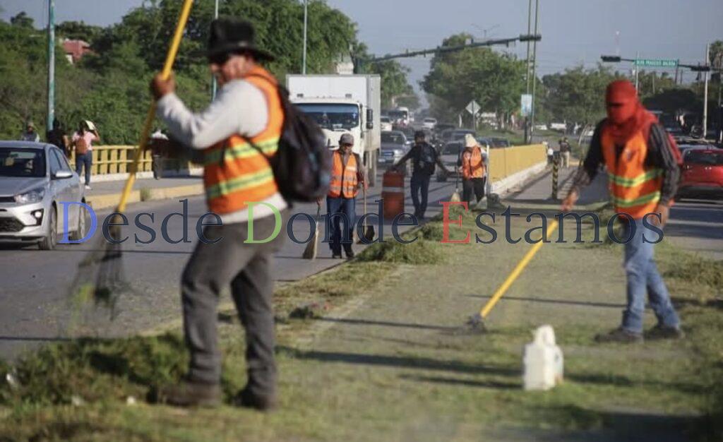 Trabaja gobierno en mejoramiento de imagen urbana de la Capital