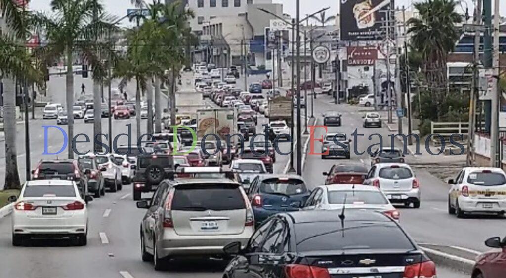 Saturan vehículos la zona conurbada de Tampico, Madero y Altamira