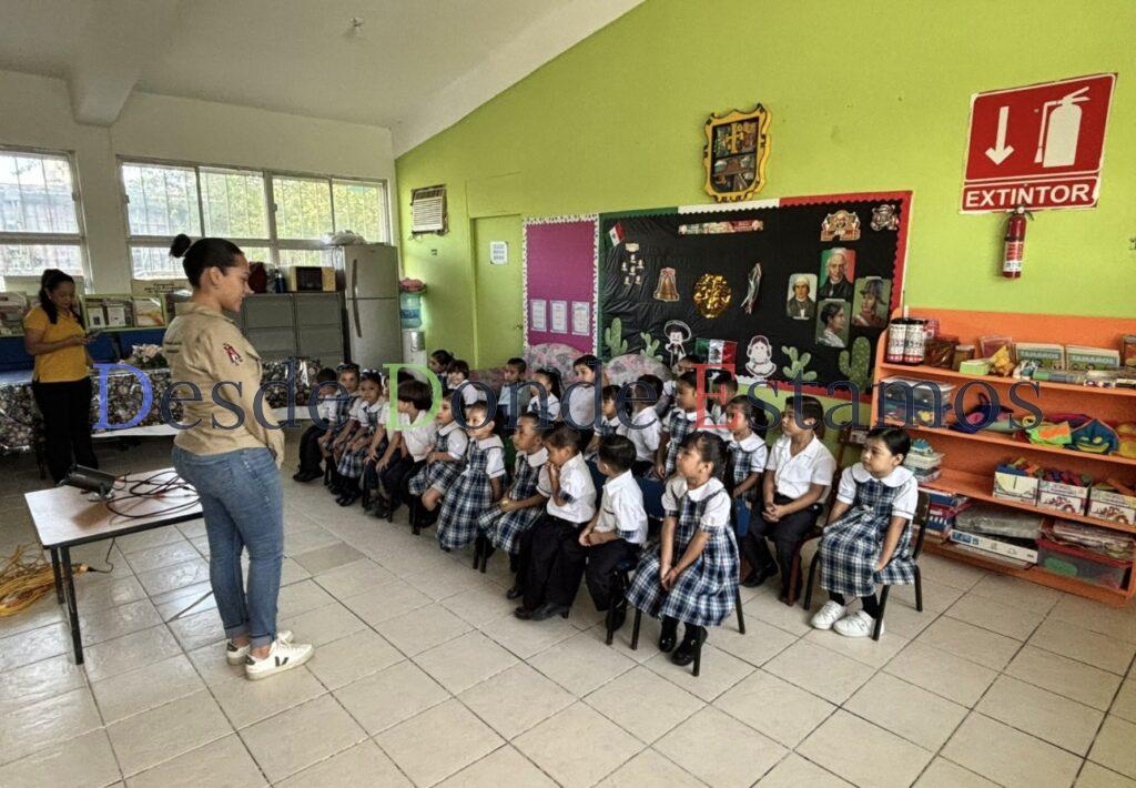 Impulsa gobierno de Nuevo Laredo educación ambiental en Jardín de Niños La Paz